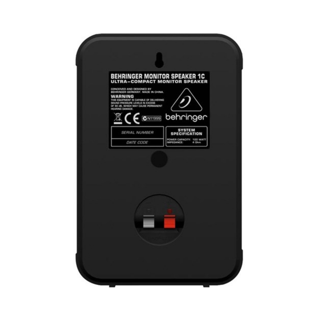 BEHRINGER 1C-BK Monitores De Estudio Pasivo 100W MAX 25W RMS (EL PAR)